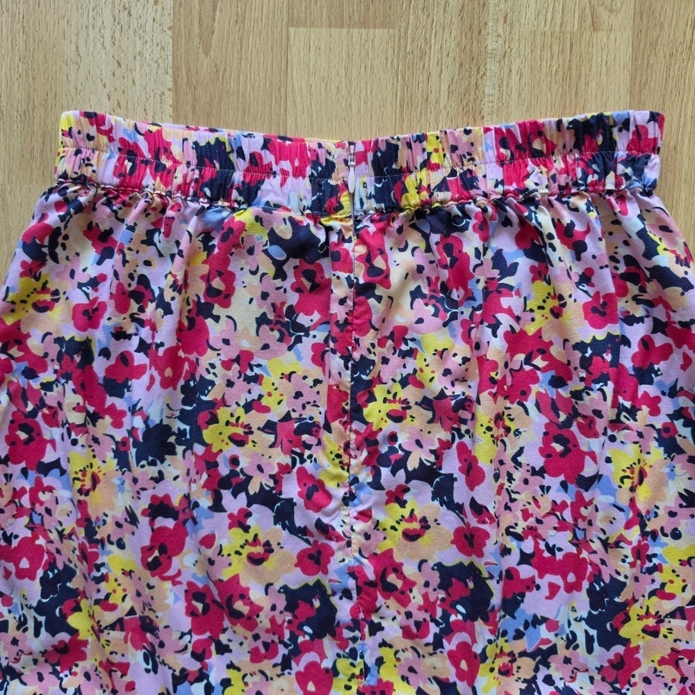 Rue Stiic Design Australia Floral Tiered Maxi Skirt XS / S Pink Yellow Boho - Picture 10 of 10